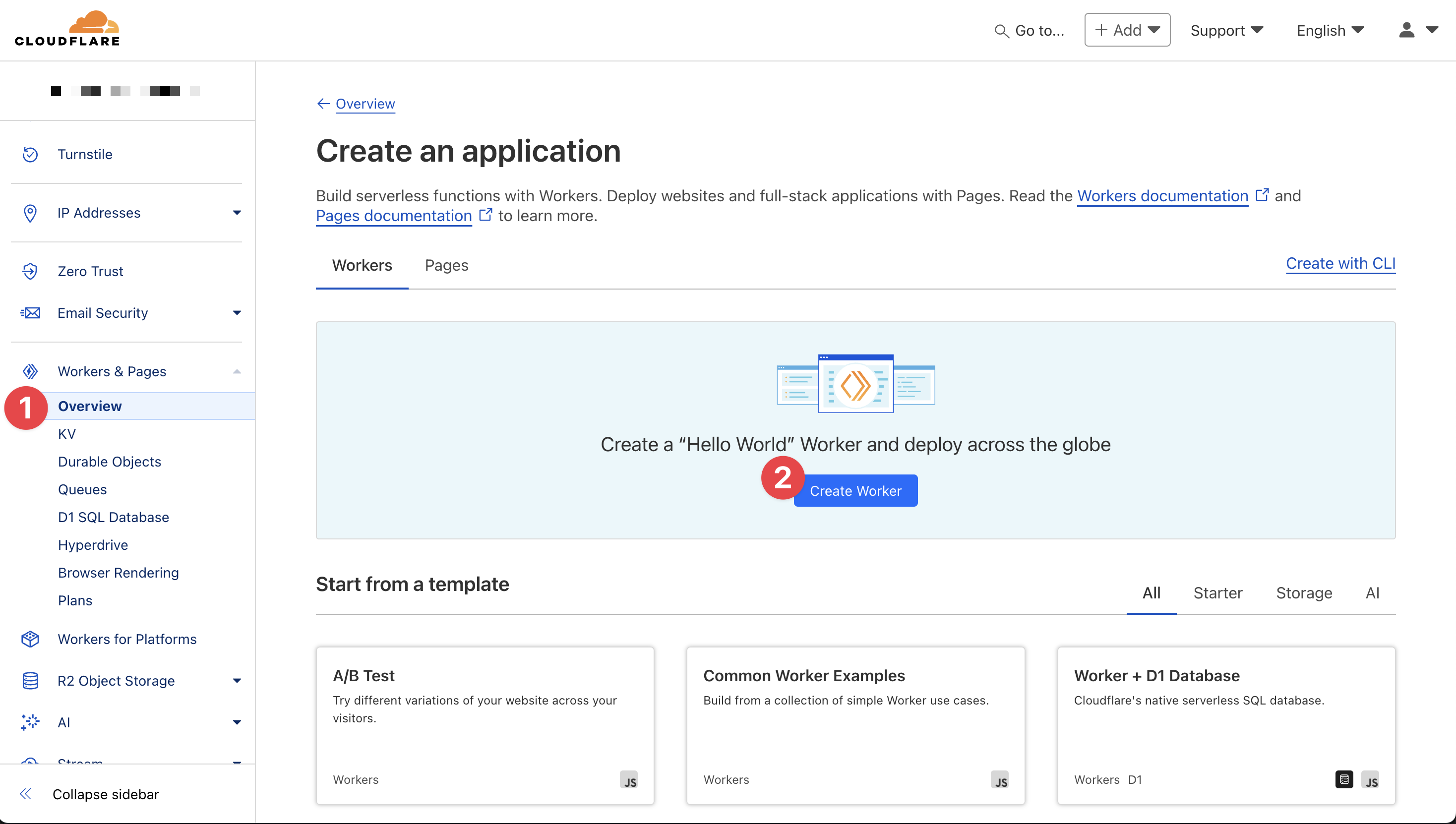 Create Cloudflare Worker