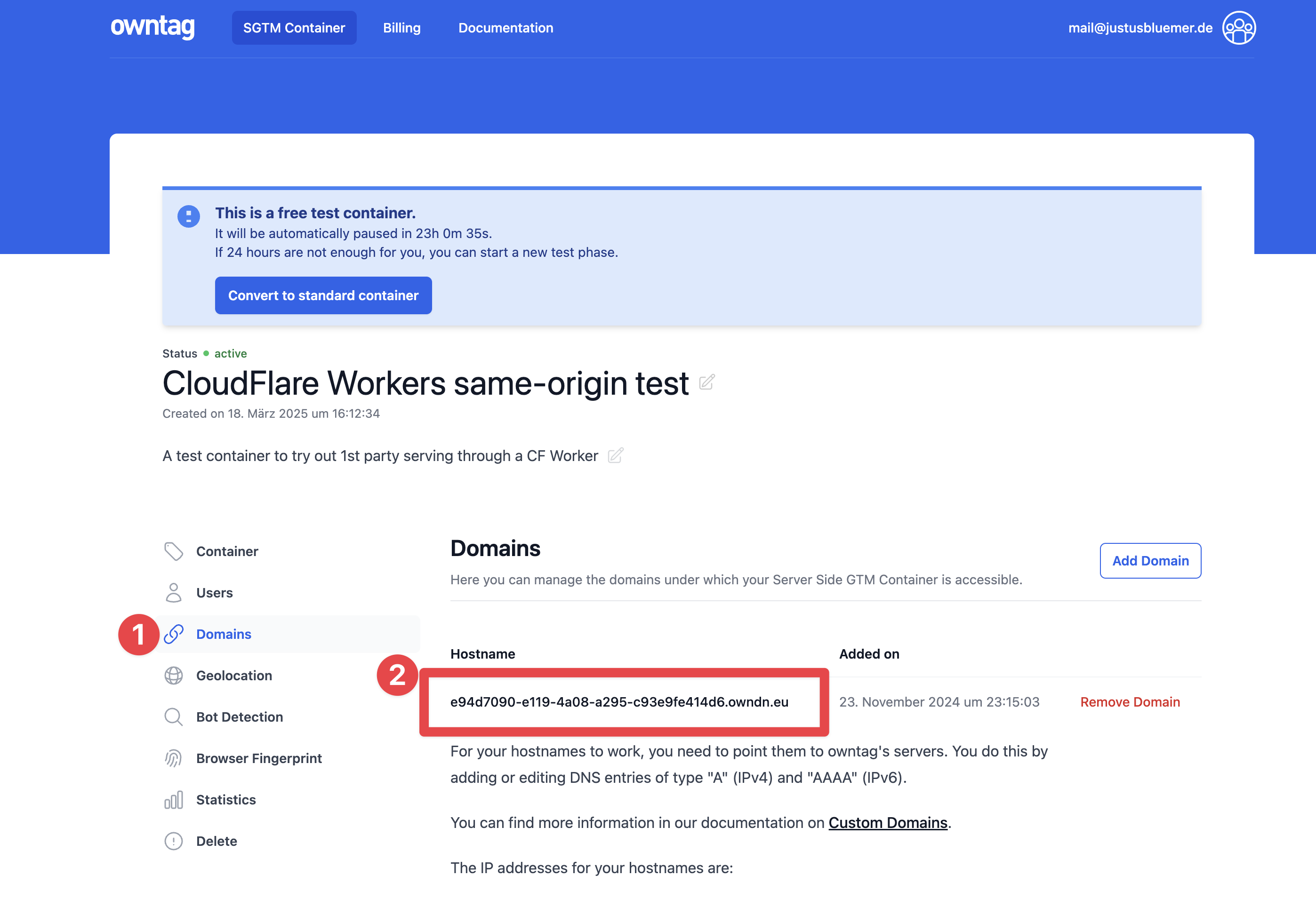 Cloudflare Worker Destination URL